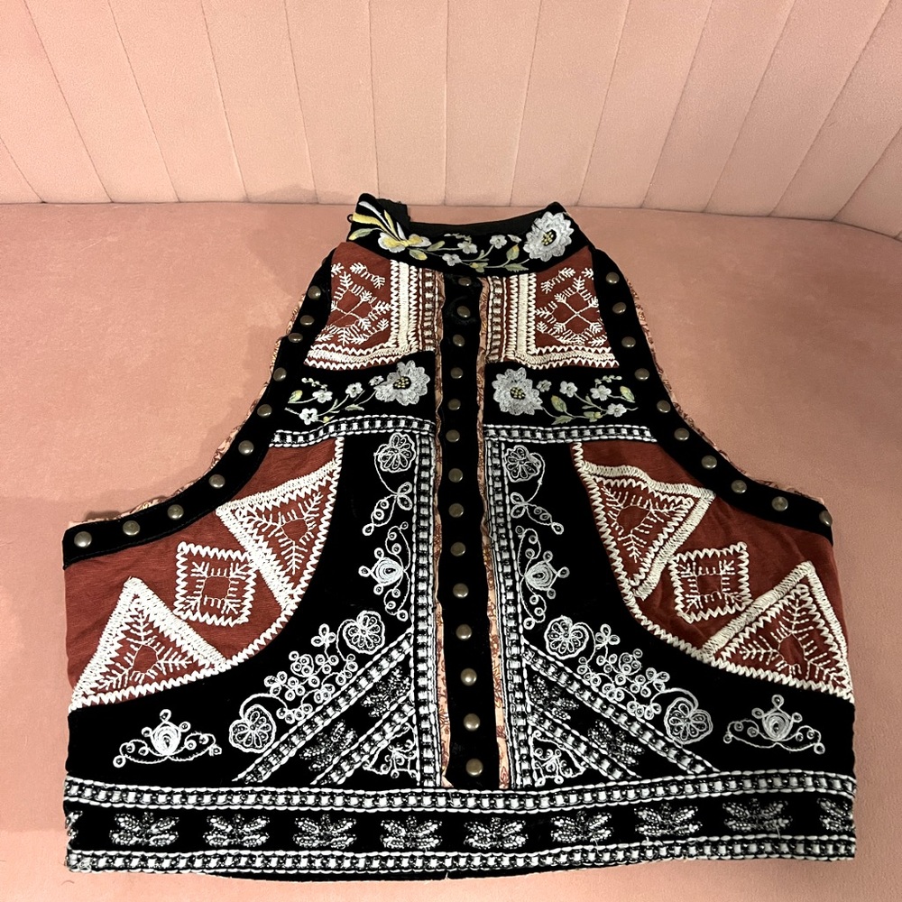 Embroidery Free People Top